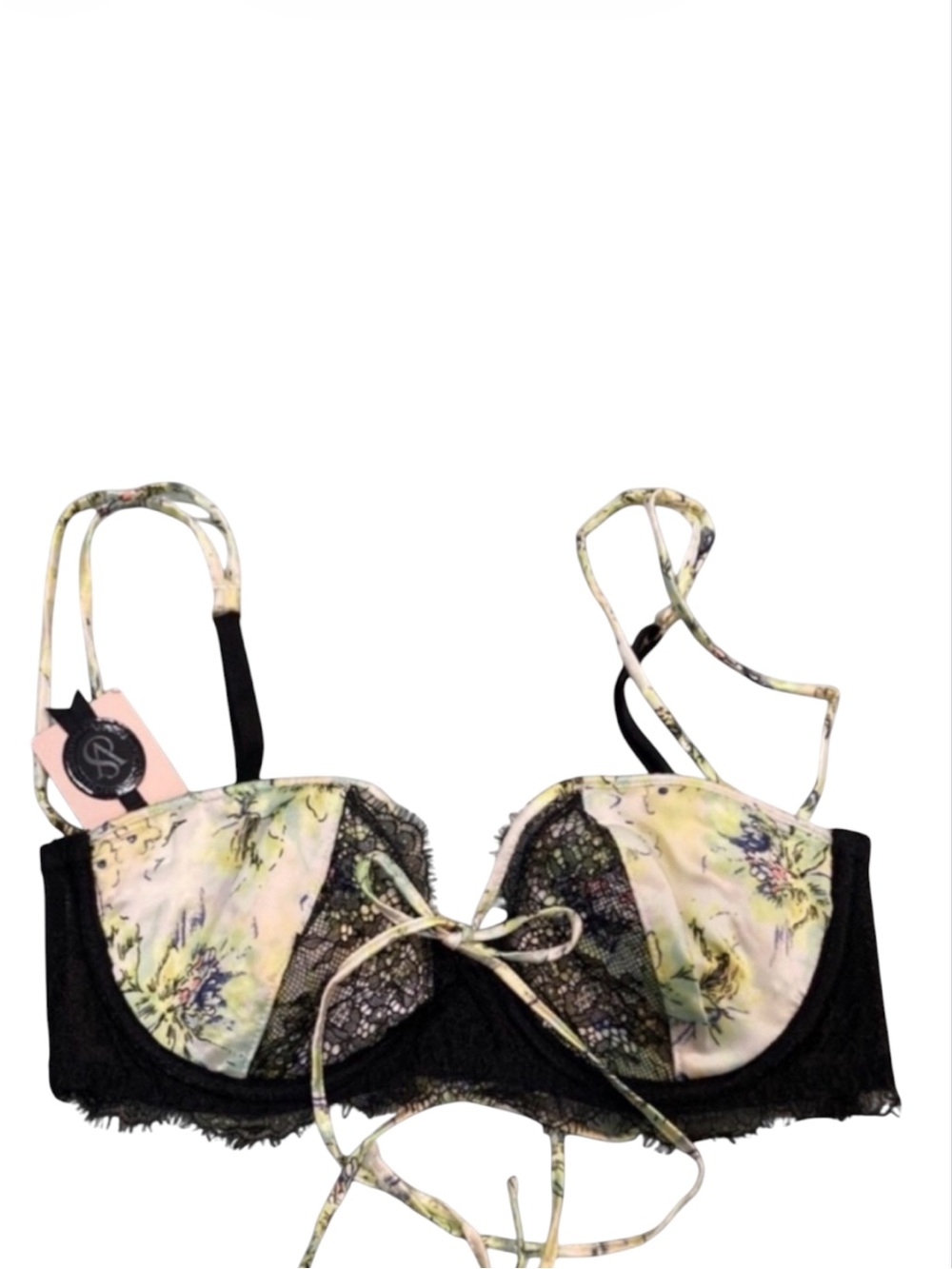 Victoria's Secret Fantasy Island Designer Collection Floral Demi Bra | 32DD |NWT